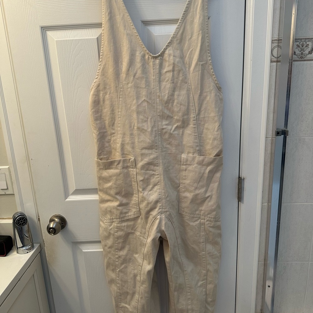 We the Free Cream Jumpsuit/Overalls